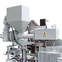 Экструдер с червячной передачей станка для склеивания планок FL-300, производитель Barberan (Испания)