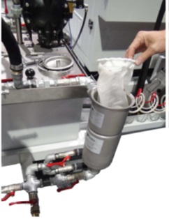Устройство фильтрации и разделения воздуха/ЛКМ для станка вакуумной окраски погонажа MCD от производителя Giardina Group Италия