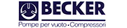 Логотип компании Becker, поставка запчастей для станков от Текноком